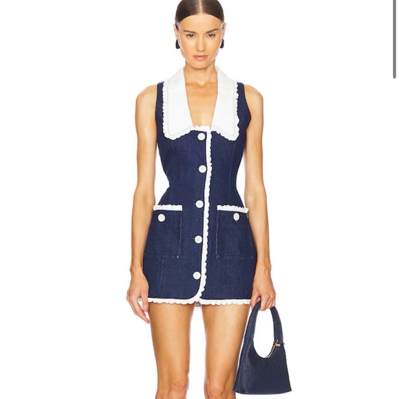 Fait Par Foutch ADRIENNA DRESS - DENIM - Picture 5 of 5